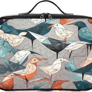 Bird Origami Amarillo Azul Verde Naranja Bolsa de Cosméticos Viaje Viaje Maquillaje Bolsa de Maquillaje Mujer Bolsa de Maquillaje Grande Bolsa Bird Origami Amarillo Azul Verde Naranja Bolsa de Cosméticos Viaje Viaje Maquillaje Bolsa de Maquillaje Mujer Bolsa de Maquillaje Grande Bolsa