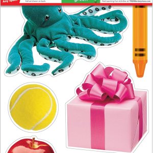 Colors All Around Us Learning Set, por TREND enterprises, Inc., Juego de aprendizaje de borrado en seco, edades 4-8 Colors All Around Us Learning Set, por TREND enterprises, Inc., Juego de aprendizaje de borrado en seco, edades 4-8