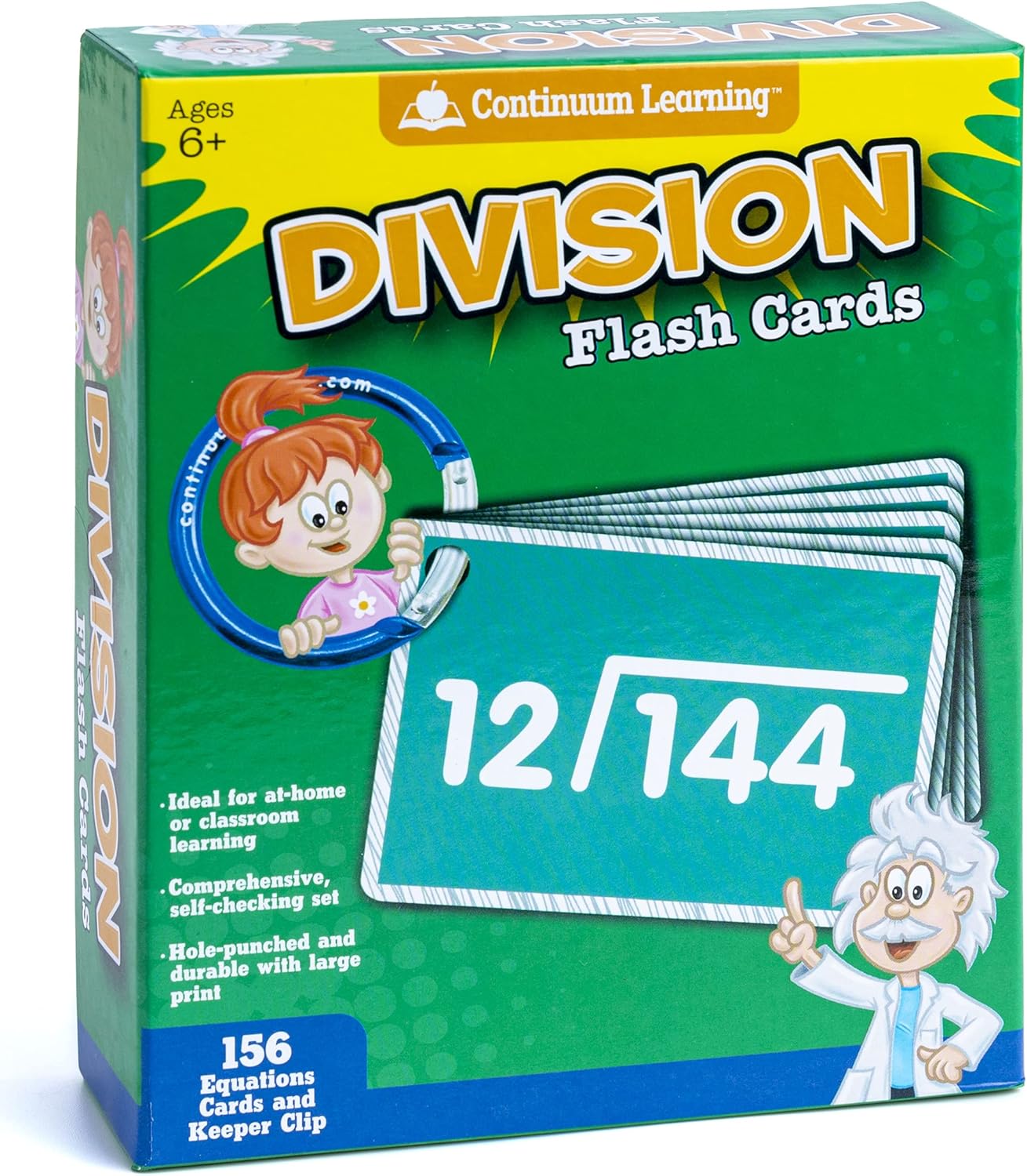 Tarjetas flash de la división de aprendizaje continuo