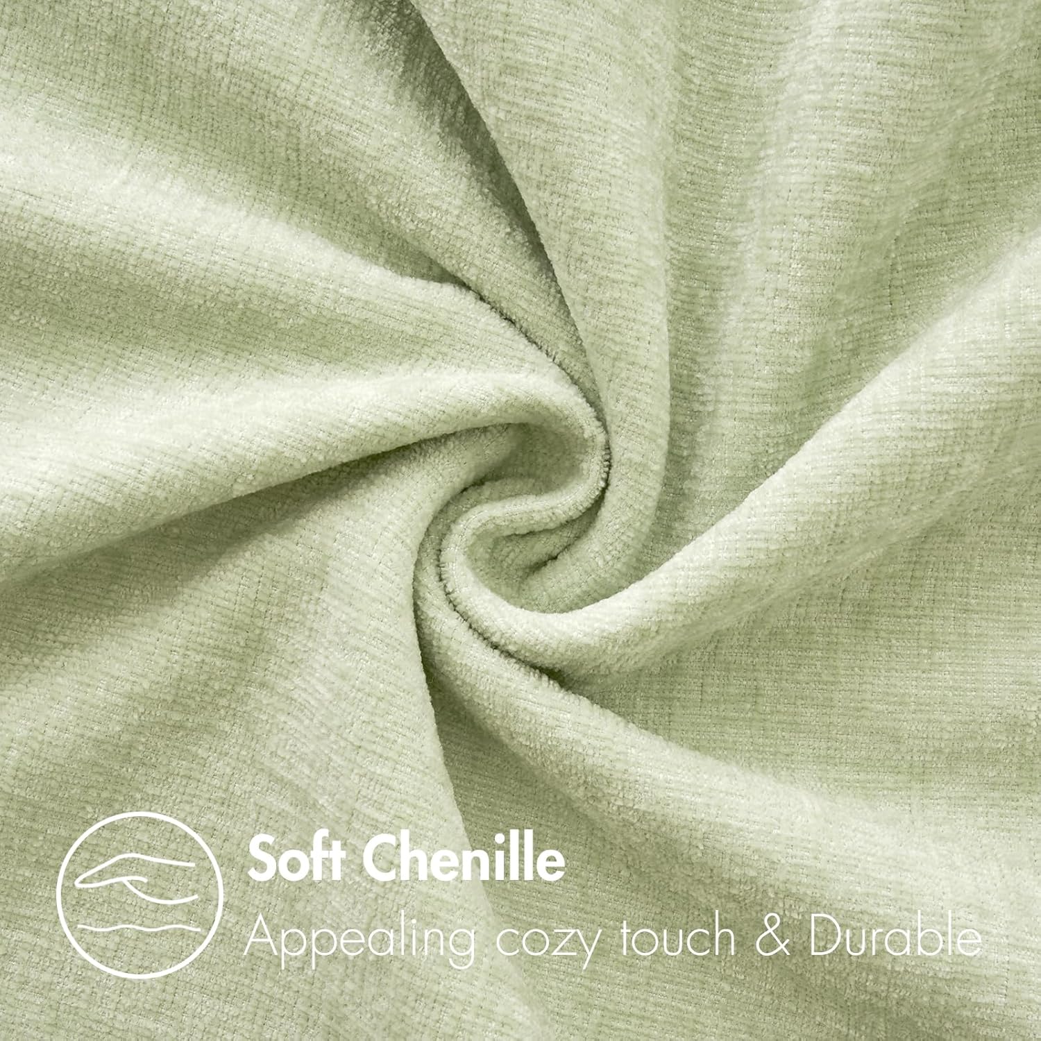 MIULEE Paquete de 2 fundas de almohada de felpilla suave de color verde claro primaveral de 12 x 20 pulgadas, fundas de almohada teñidas sólidas