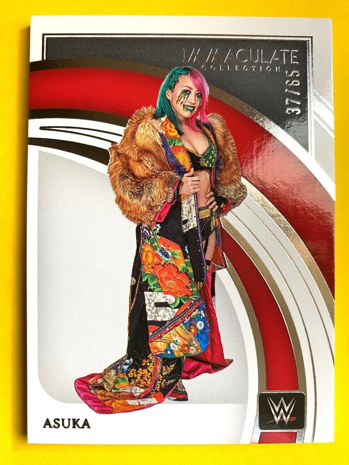 2022 Panini Immaculate Collection WWE Base Card #8 Asuka #3765