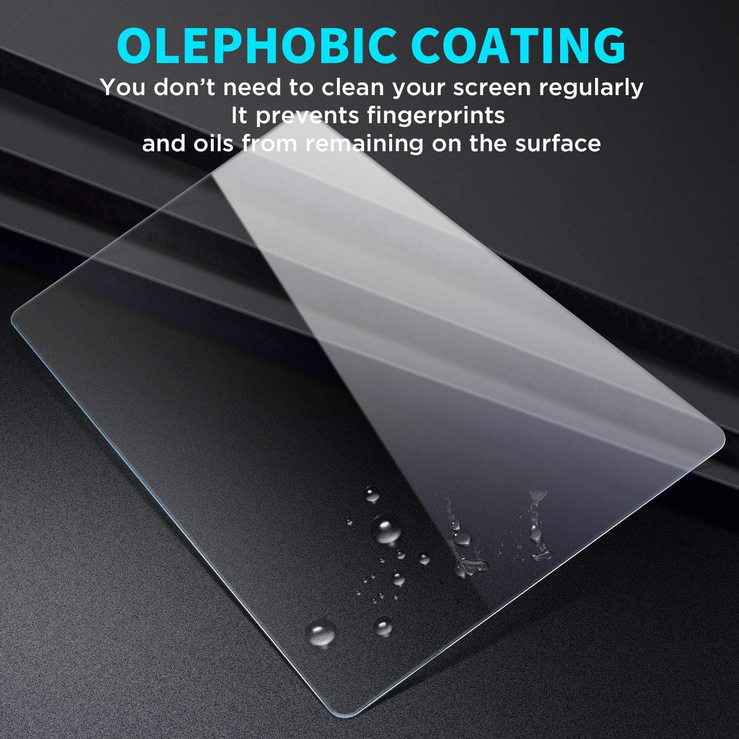 MBSIX – Protector de pantalla de vidrio templado compatible con Toyota Corolla 2023 2024, pantalla táctil de 8 pulgadas, transparente HD, resistente