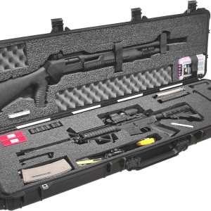 Case Club Funda rígida de 52 pulgadas con inserto de espuma de competencia de 3 pistolas precortadas, funda rígida protectora para rifle rodante, Case Club Funda rígida de 52 pulgadas con inserto de espuma de competencia de 3 pistolas precortadas, funda rígida protectora para rifle rodante,