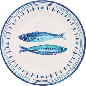 Le Cadeaux Santorini – Platos de ensalada de melamina (4 unidades) Le Cadeaux Santorini – Platos de ensalada de melamina (4 unidades)