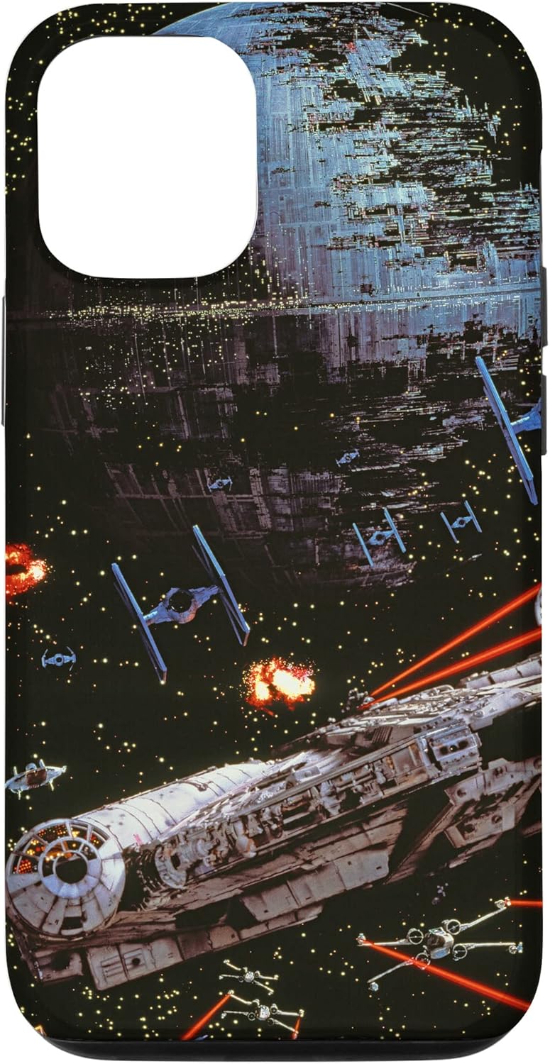 iPhone 13 Star Wars El regreso de la estrella de la muerte Jedi II Battle Black Case