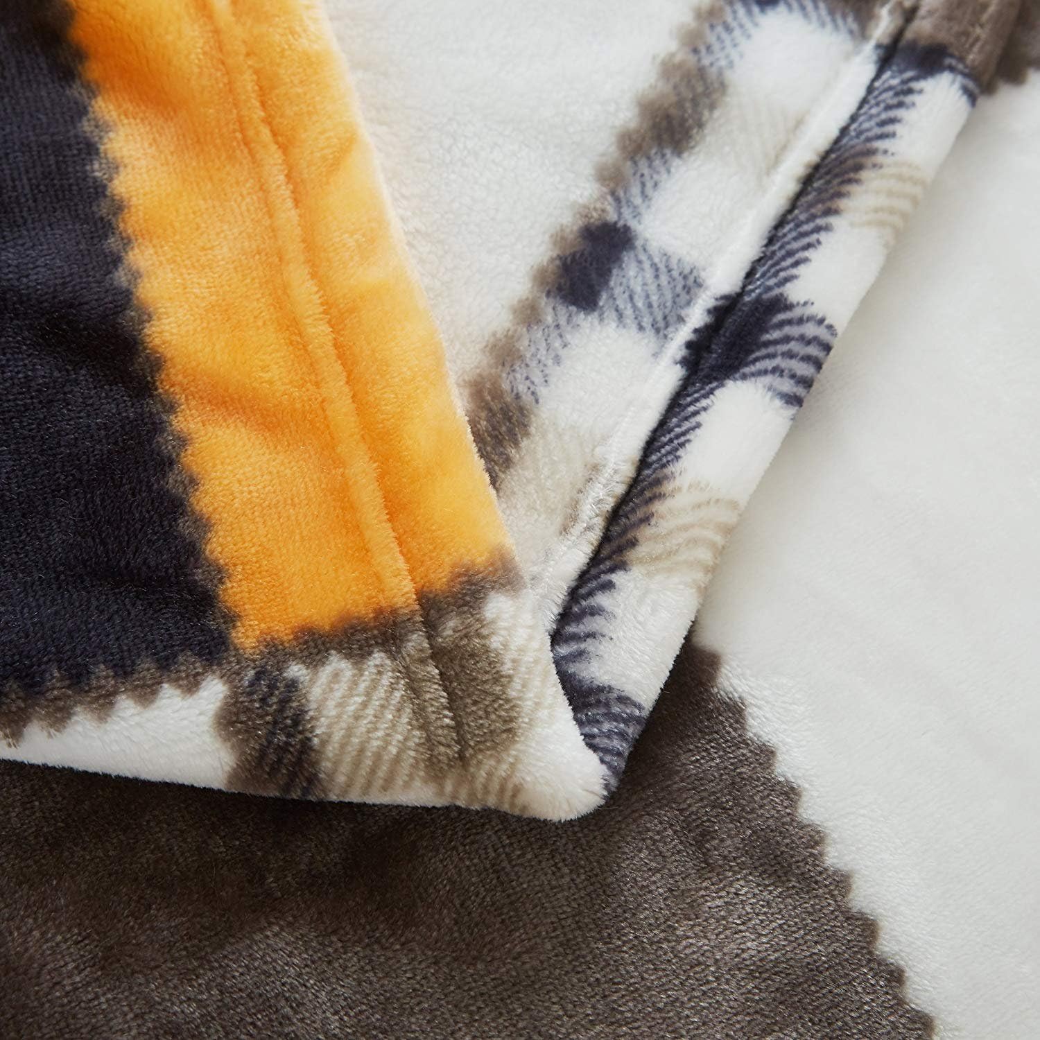 Tache Farmhouse – Manta de felpa decorativa de doble cara para cama.