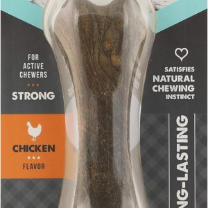 ZEUS Nosh – Huesos fuertes para masticar para perros, juguetes masticables para masticadores agresivos, sabor a pollo de larga duración, grande ZEUS Nosh – Huesos fuertes para masticar para perros, juguetes masticables para masticadores agresivos, sabor a pollo de larga duración, grande