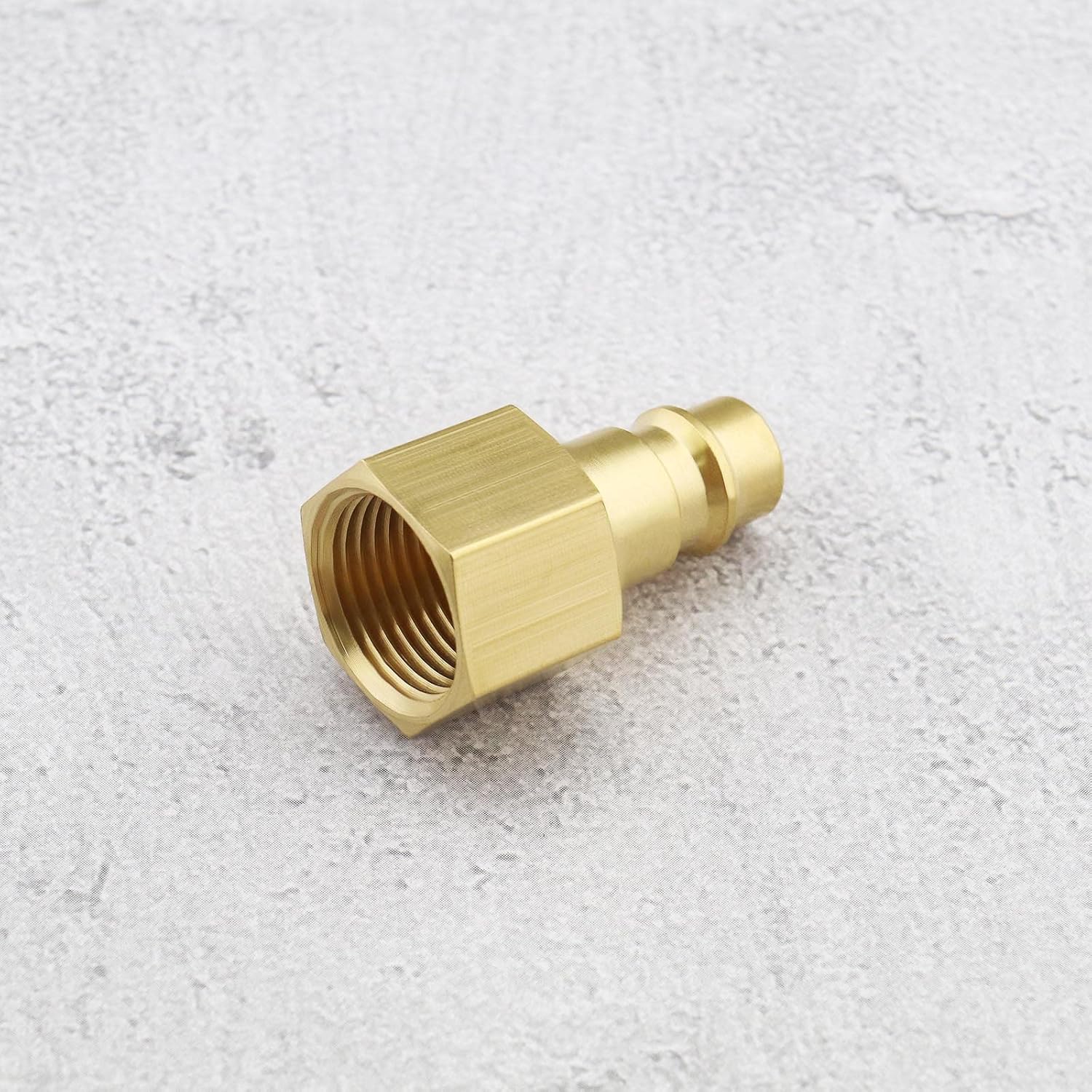 2 pezones de enchufe de aire comprimido NW 7.2 con rosca interna de 38 pulgadas para conexión de aire comprimido, accesorios de manguera de aire,