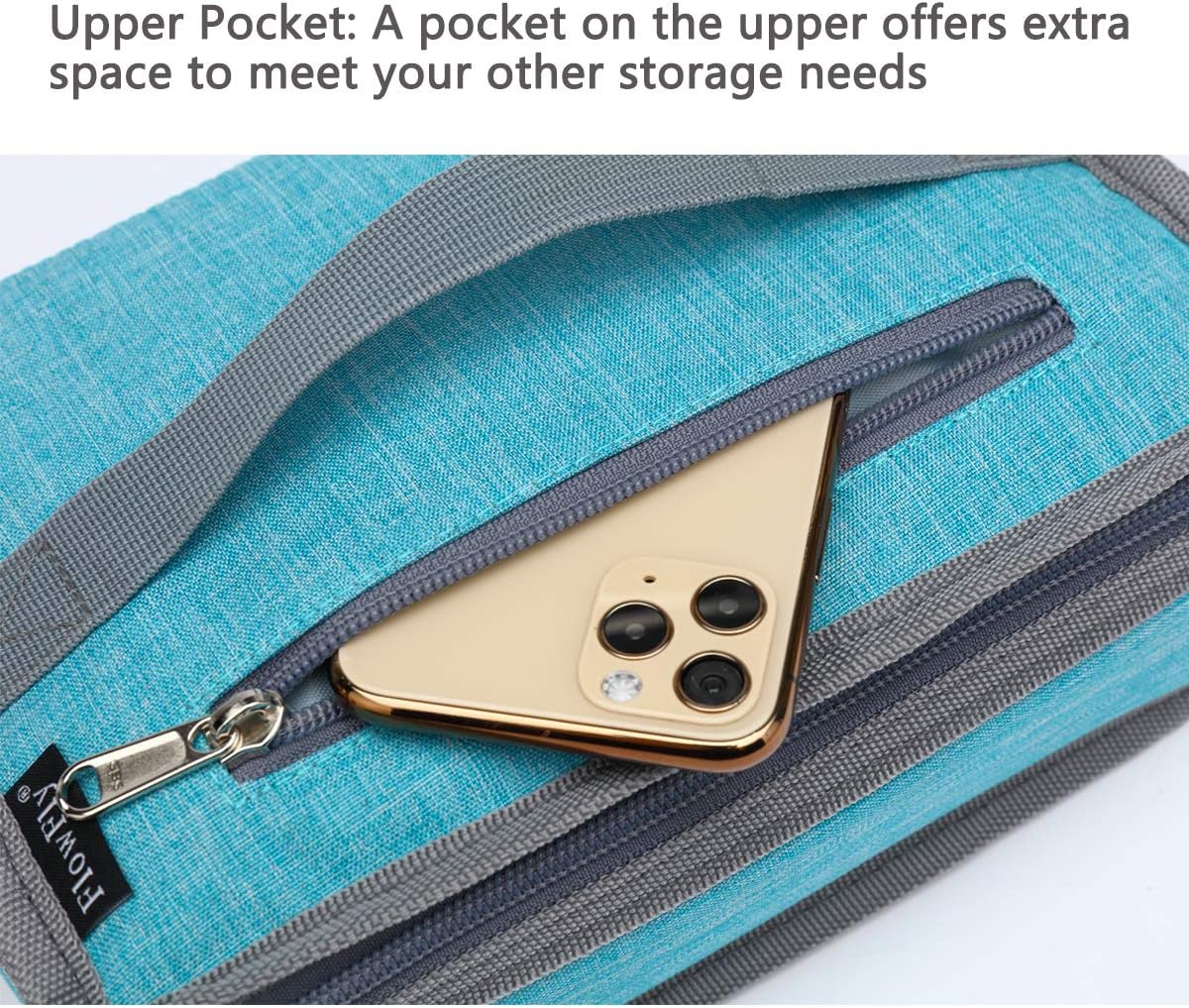 FlowFly – Pequeña lonchera con aislamiento, suave bolsa fácilmente transportable, pequeño enfriador, kit de lonchera con asa, para el trabajo o la