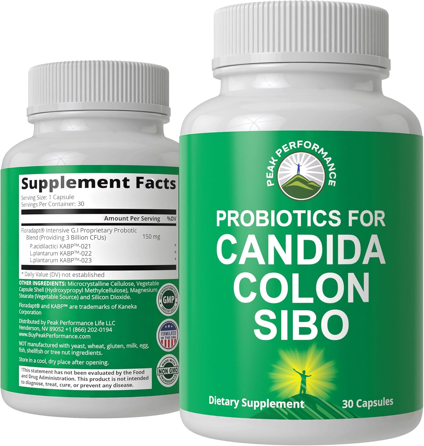 Probiotics for Candida, Colon Cleanse, IBS, and SIBO Support. Doctor Recommended Proprietary Microbiome Reset Probiotic Supplement. Gut Health and