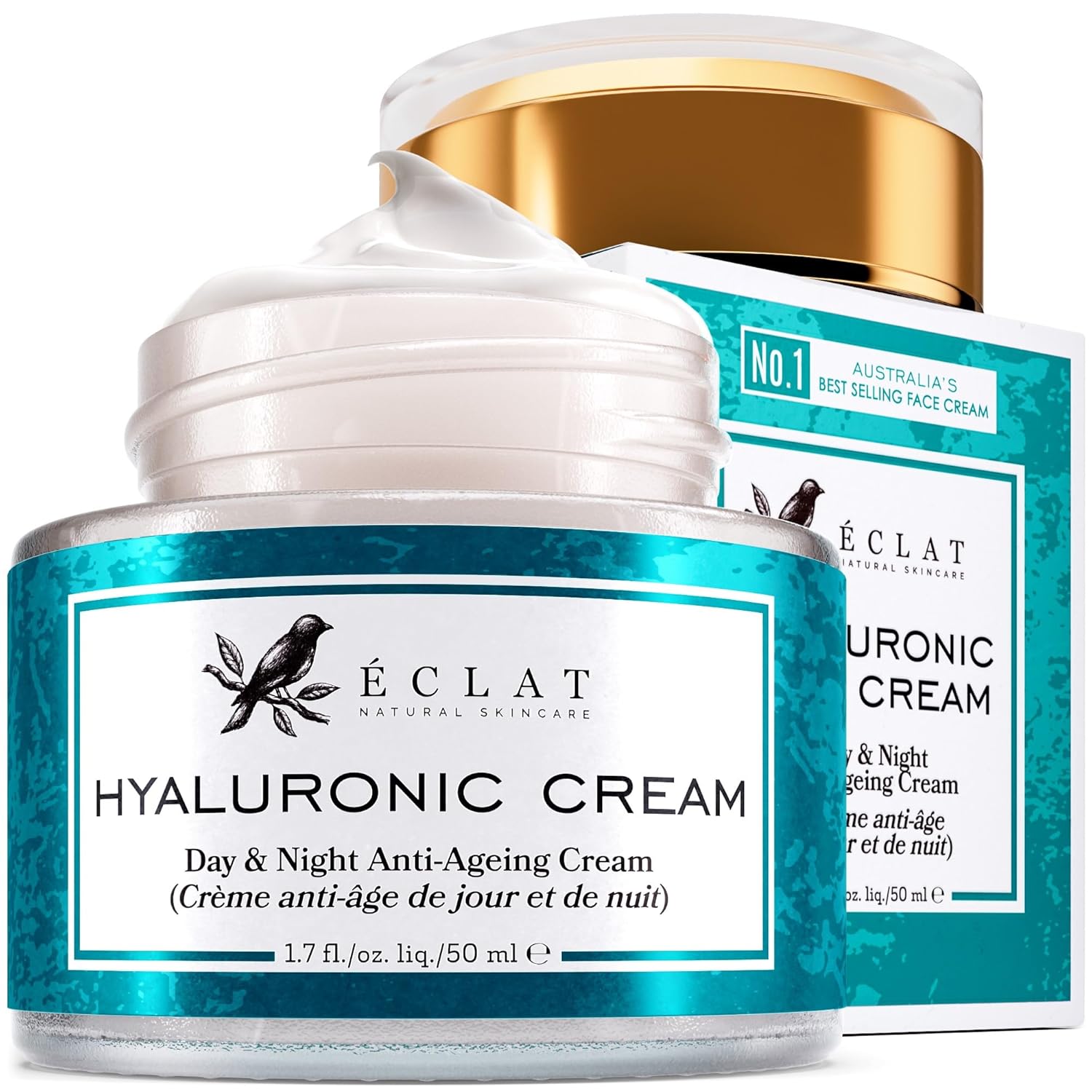 Hidratante facial de ácido hialurónico para mujeres y hombres, loción facial antienvejecimiento, crema facial hidratante antiarrugas, crema