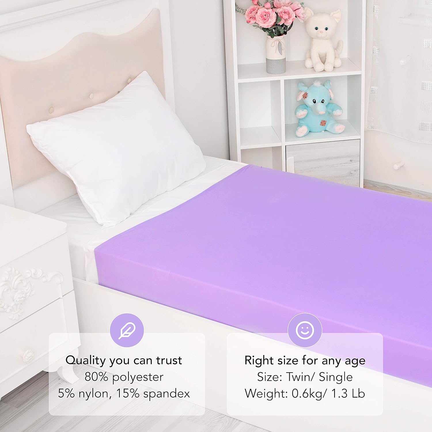 Manta de compresión sensorial  Sábana de cama de licra para niños y adultos  Sensación relajante profunda, libera oxitocina  Ayuda con SPD,