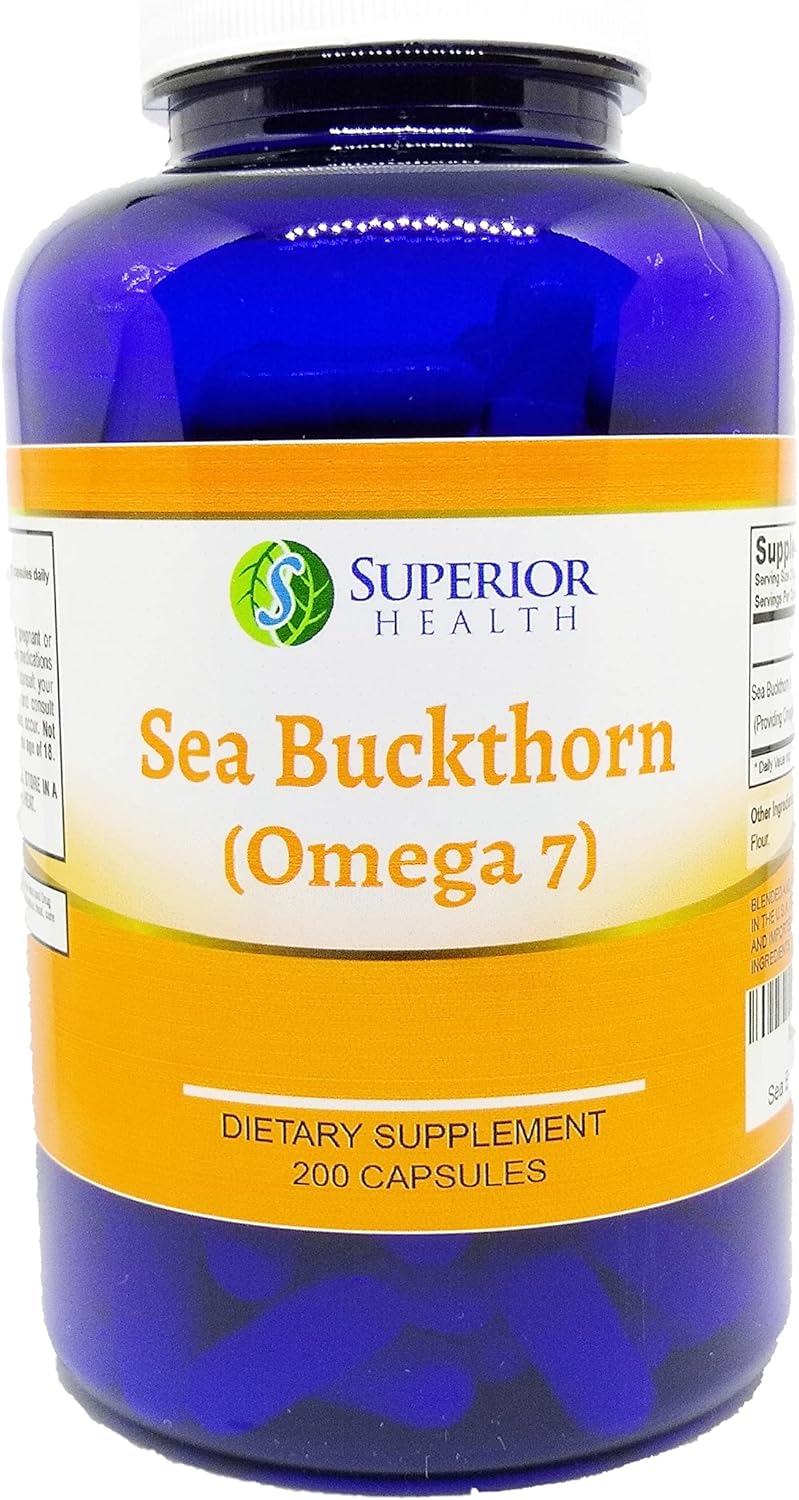 Superior Health Espino Amarillo – Omega 7-200 Cápsulas