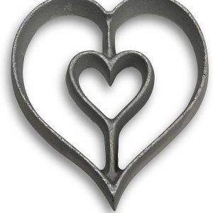 Molde de roseta para galletas de roseta escandinavas, Achappams y buñuelos roseta de hierro (corazón) Molde de roseta para galletas de roseta escandinavas, Achappams y buñuelos roseta de hierro (corazón)