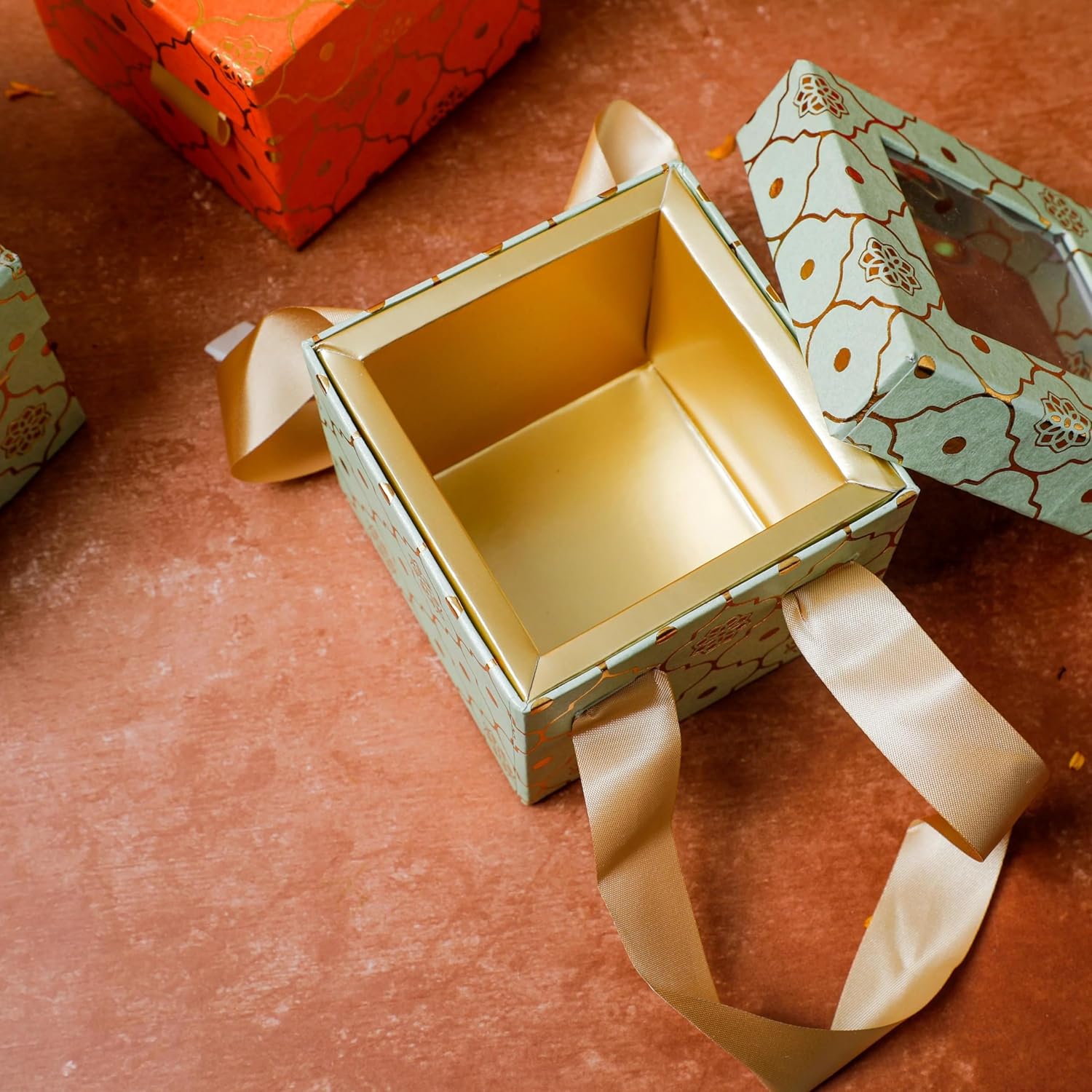 Cajas de embalaje de regalo impresas para dulces indios, galletas, golosinas, mithai, dulces, cajas de regalo  Caja de papel kraft de cartón  Caja