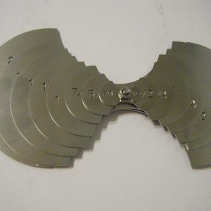 Davis Large Radius Gage Set 14″-2 18″ Davis Large Radius Gage Set 14″-2 18″