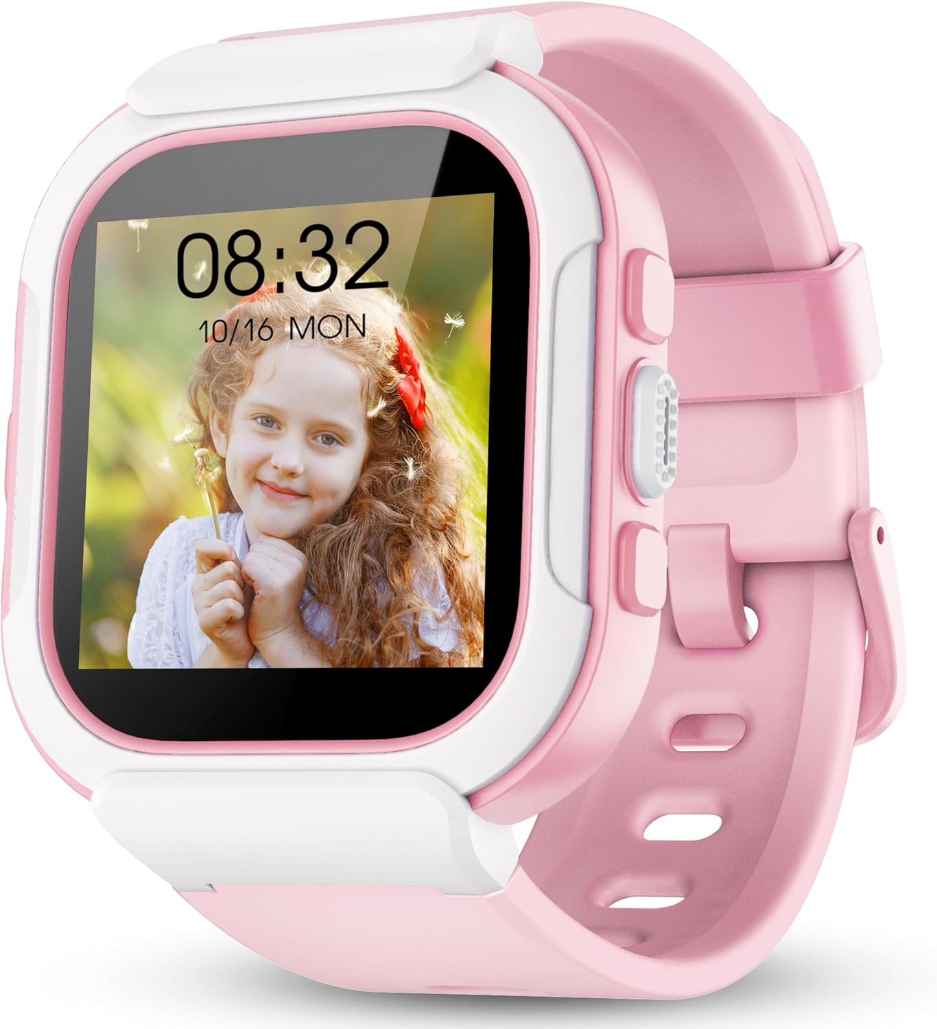 ZOSKVEE Reloj inteligente para niños, IP68 resistente al agua, reloj de fitness con esfera de reloj DIY de 1.4 pulgadas, monitor de frecuencia