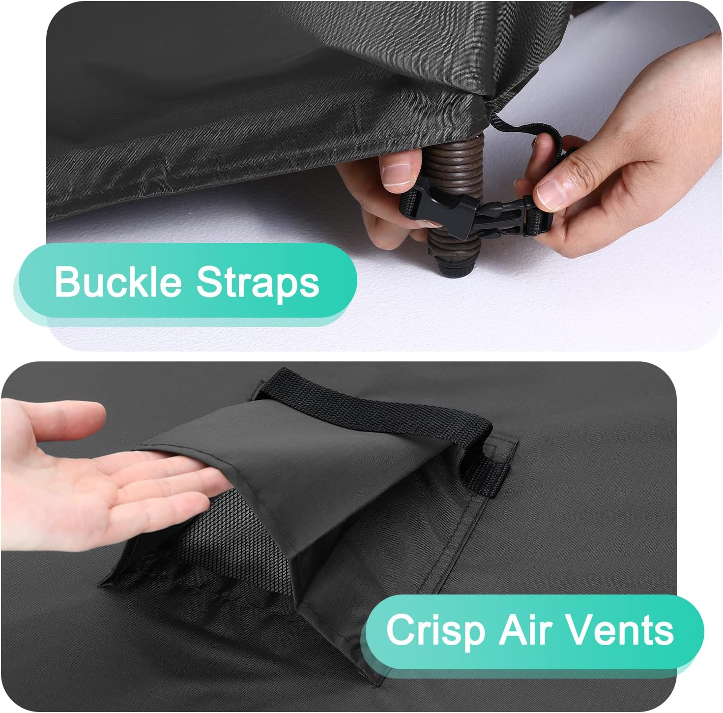 ABCCANOPY Cubierta circular para hoguera, cubierta protectora universal para muebles de exterior, impermeable y a prueba de polvo, cubierta pesada
