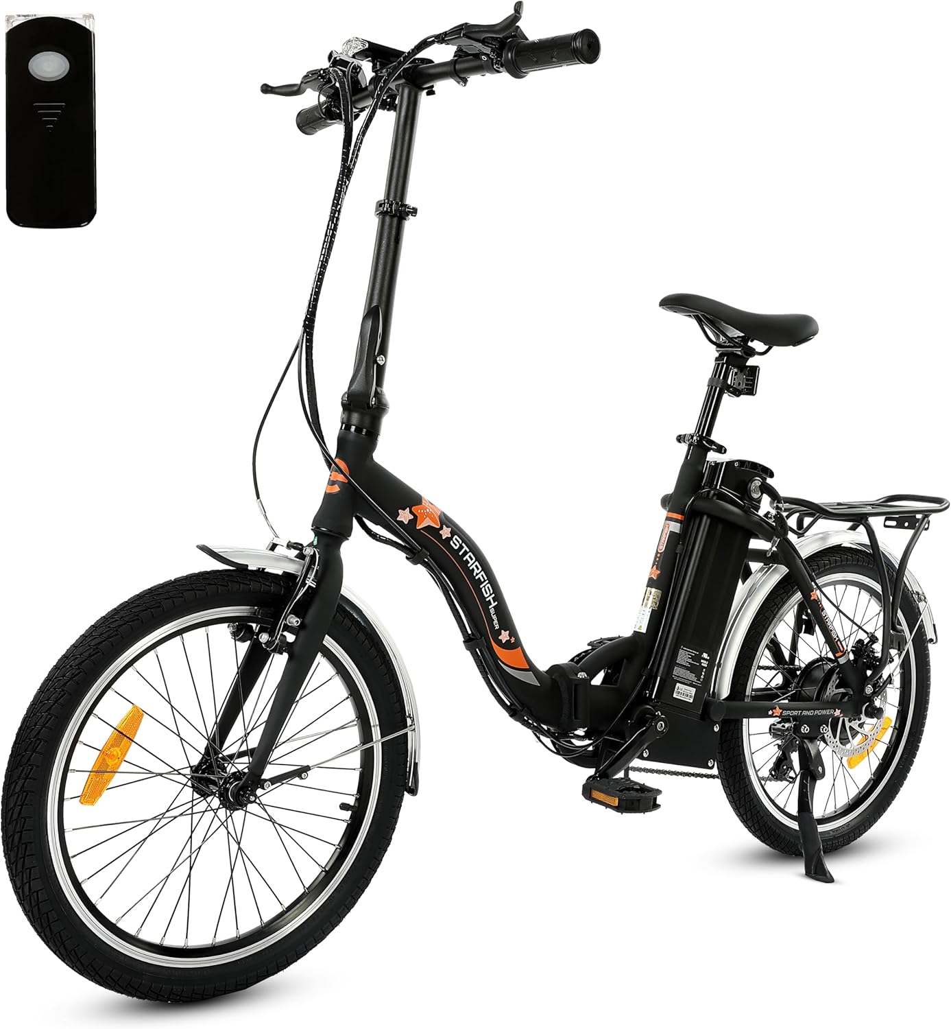 ECOTRIC Step-Through-2 Bicicleta eléctrica plegable de 20 pulgadas, potente motor de 350 W, 36 V12.5 AH, batería de litio extraíble, marco de