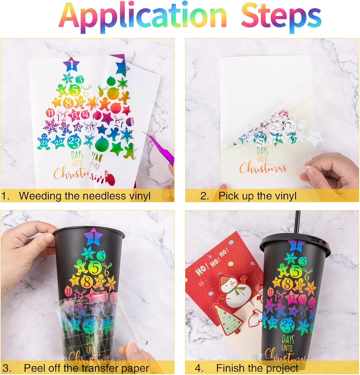 VINYL FROG Rollo de vinilo adhesivo Rainbow Shimmer de 12 x 60 pulgadas, vinilo permanente brillante para Cricut para proyectos de manualidades