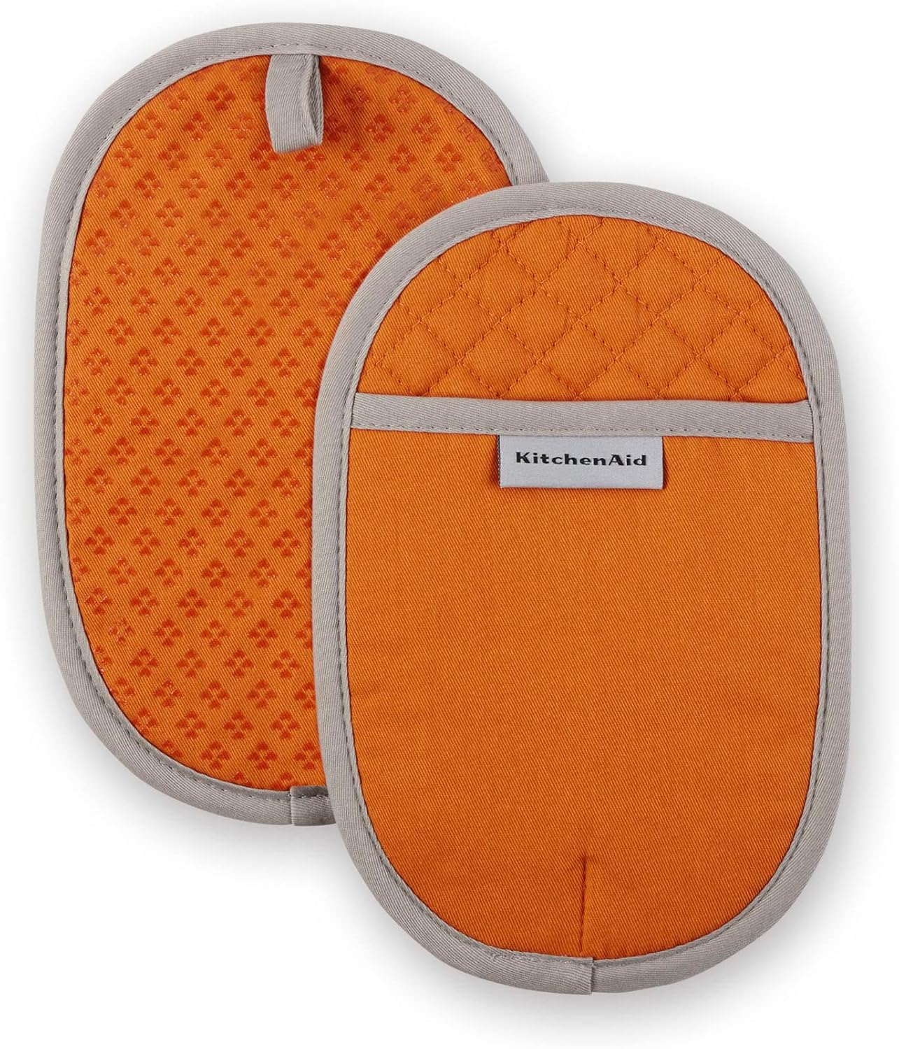 KitchenAid – Manopla de cocina de algodón Asteroid, naranja miel