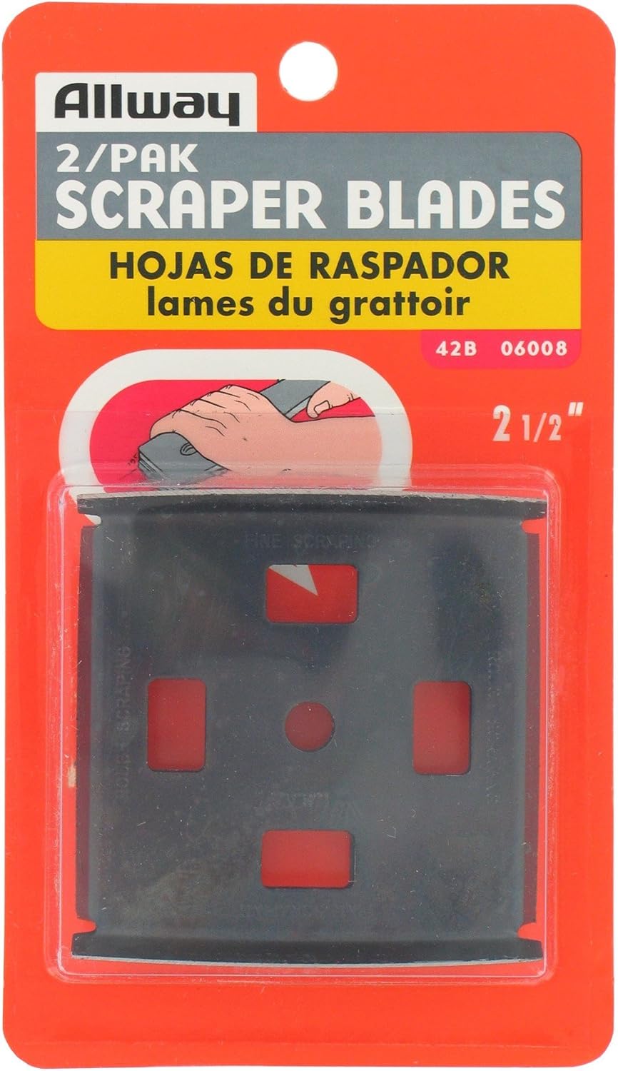 Allway Tools – Cuchilla raspadora de madera de 4 bordes de 2-12 pulgadas