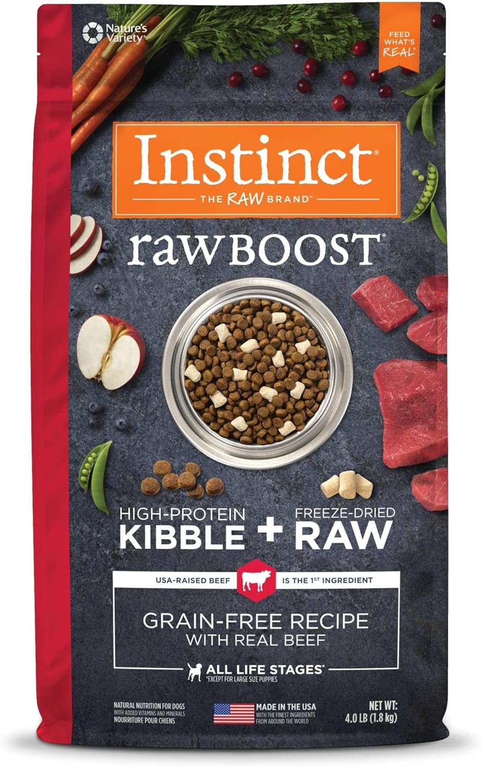 Instinct Raw Boost – Alimento para perro seco natural