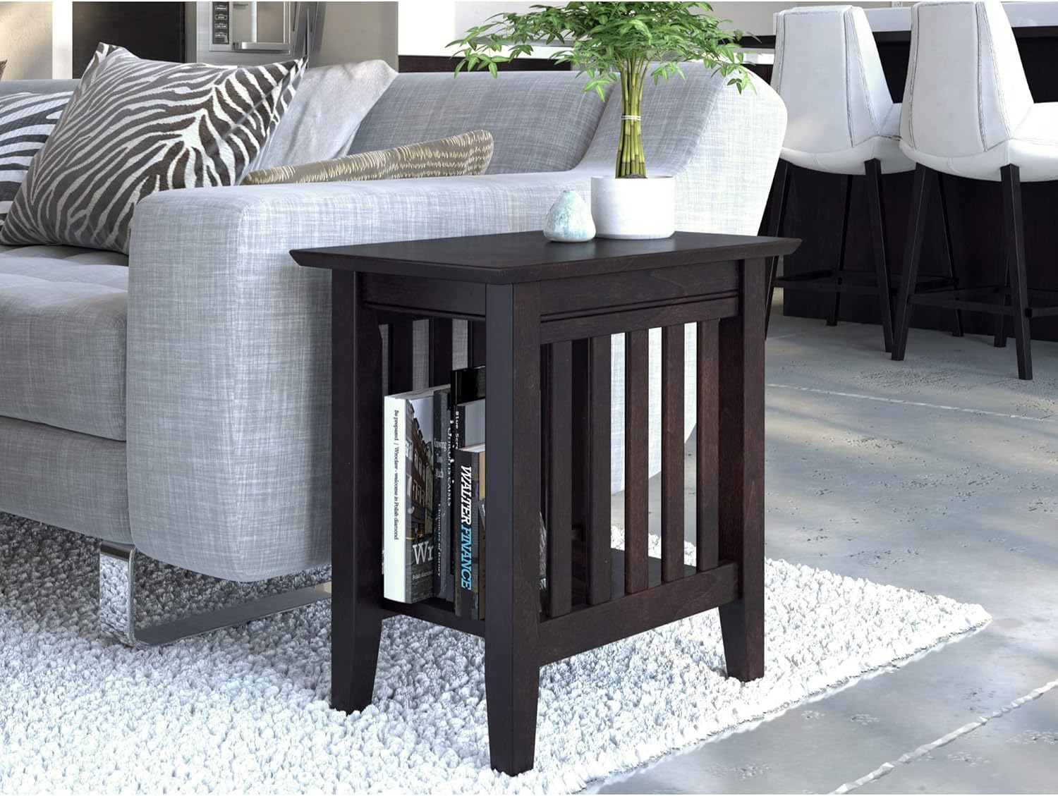 AFI Mesa auxiliar Mission Chair en Espresso