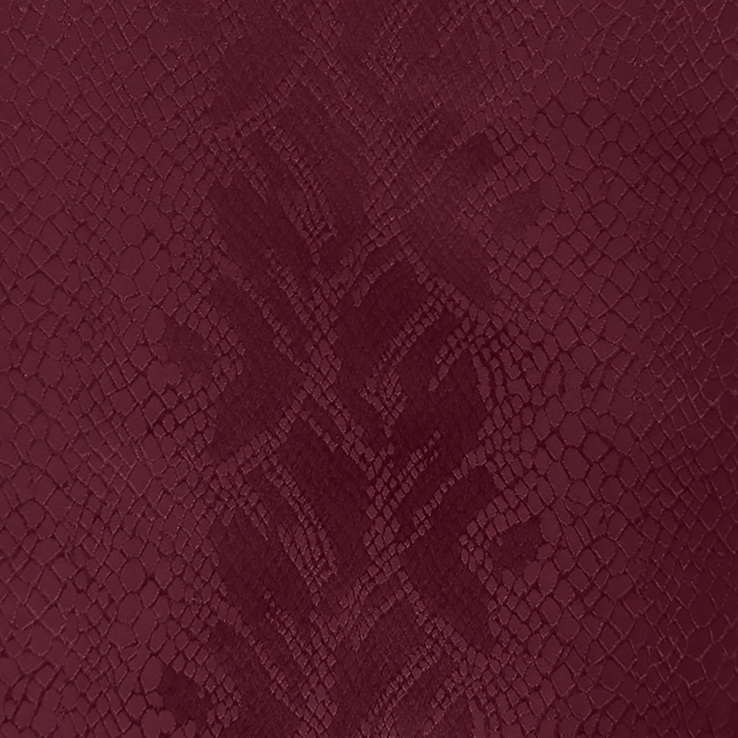 ULTIMATE TEXTILE Modern Damask Kenya – Mantel ovalado (70 x 144 pulgadas), color rojo burdeos