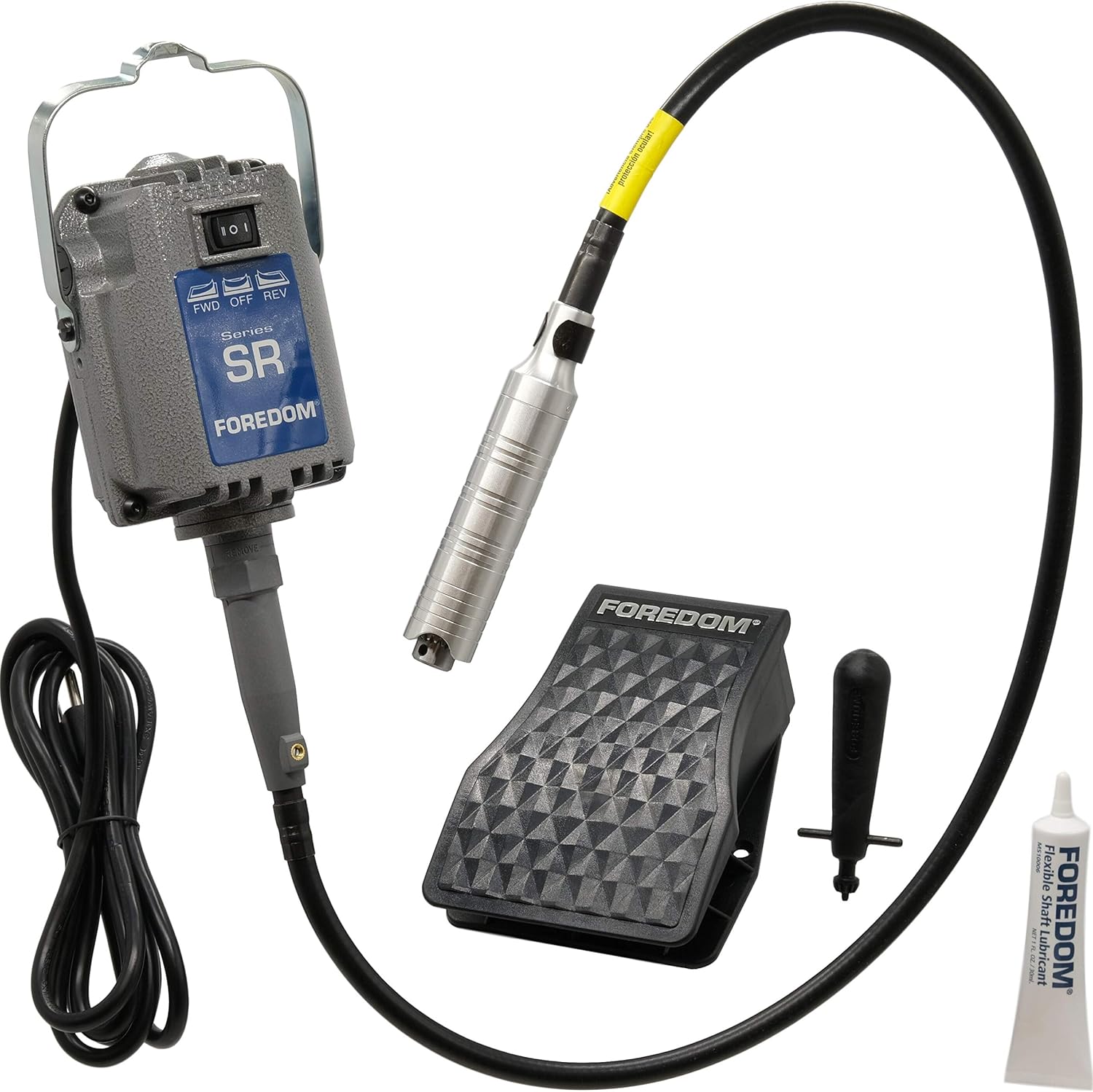 Motor SR 16 hp, control de velocidad de pedal de pie de plástico FCT, pieza de mano H.30, 115v