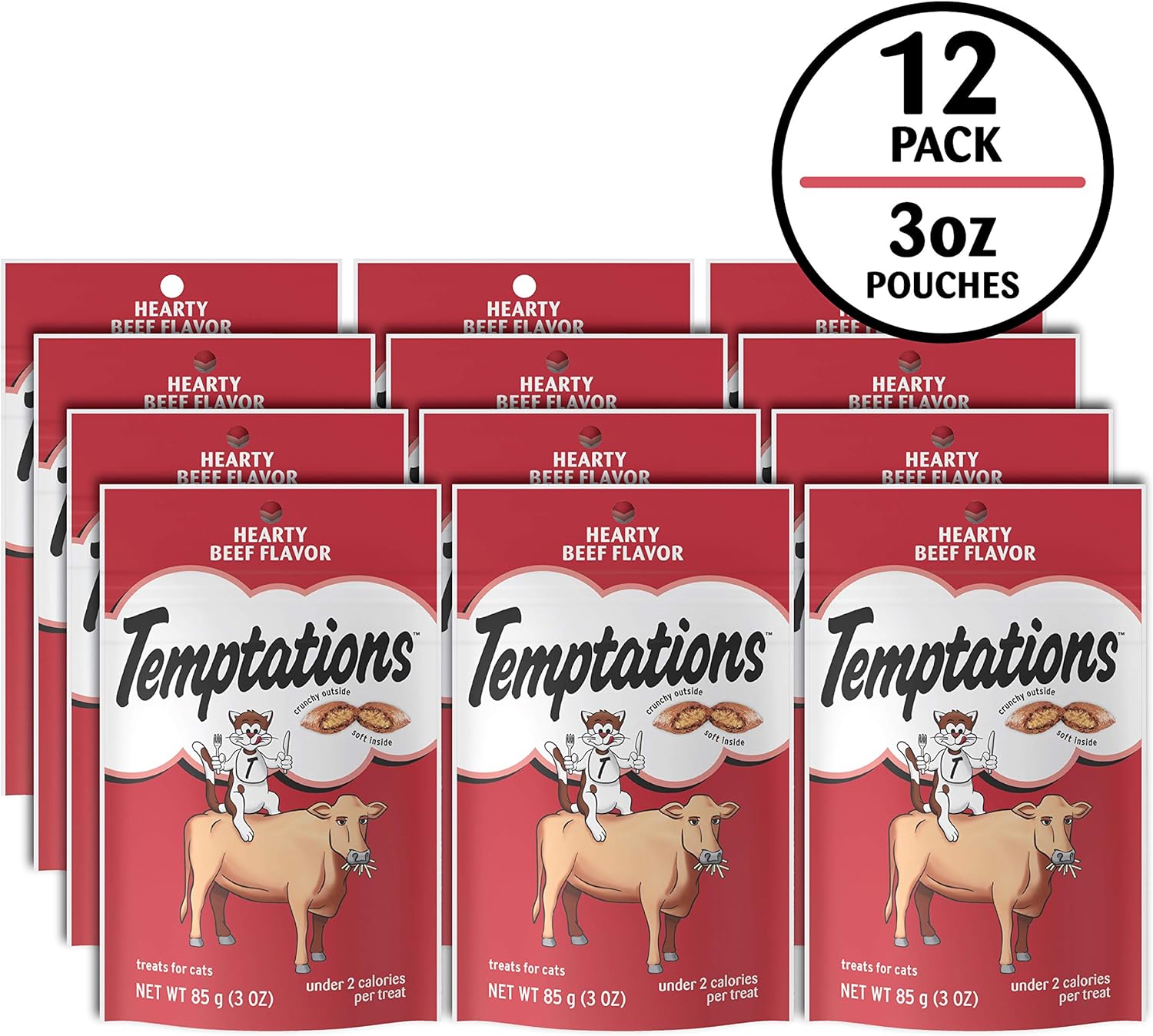 Golosinas Temptations clásicas para gatos, empaque múltiple