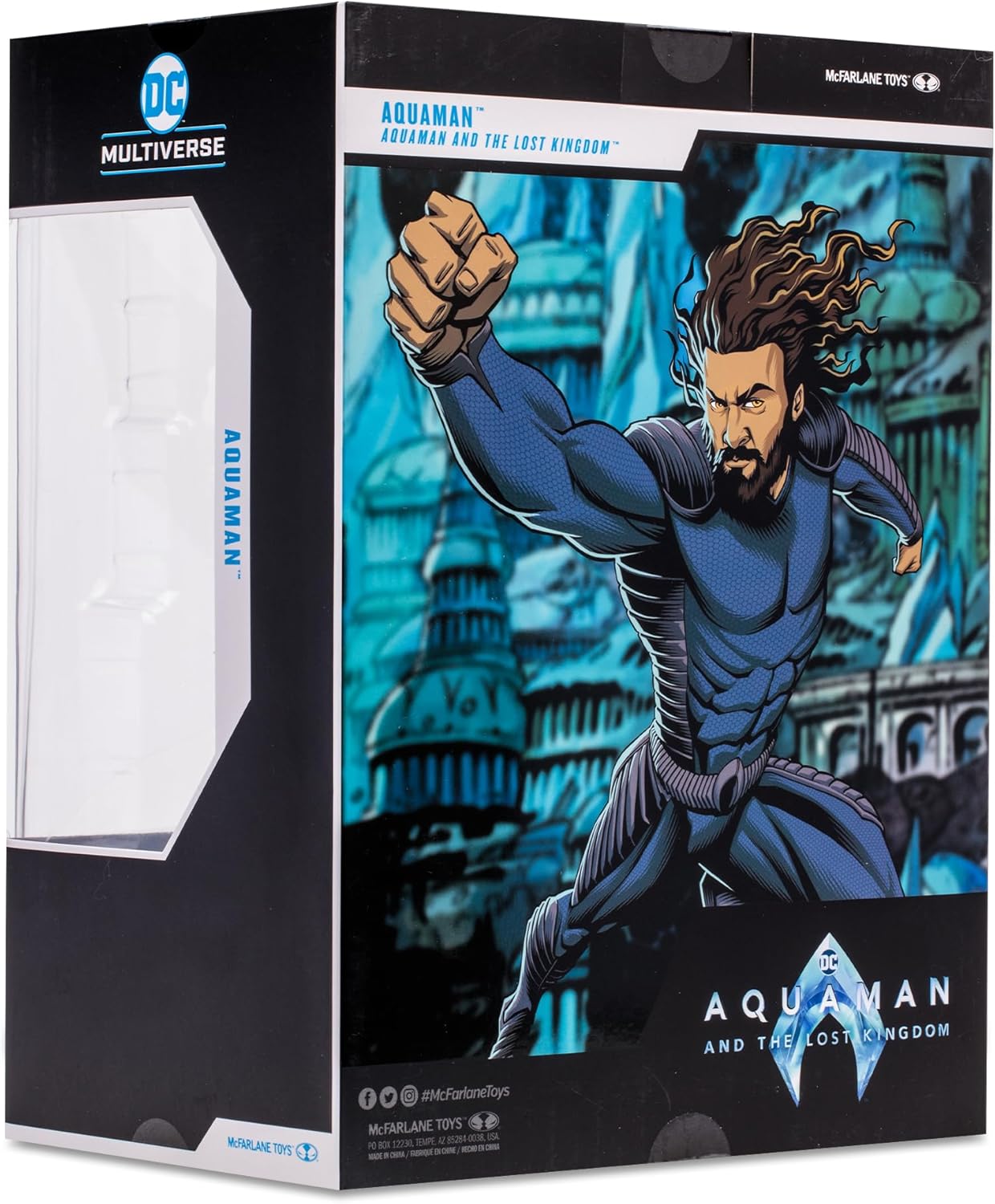 McFarlane Toys DC Multiverse – Aquaman 2 Movie – Aqua Man Stealth Suit 12″ Estatua de PVC
