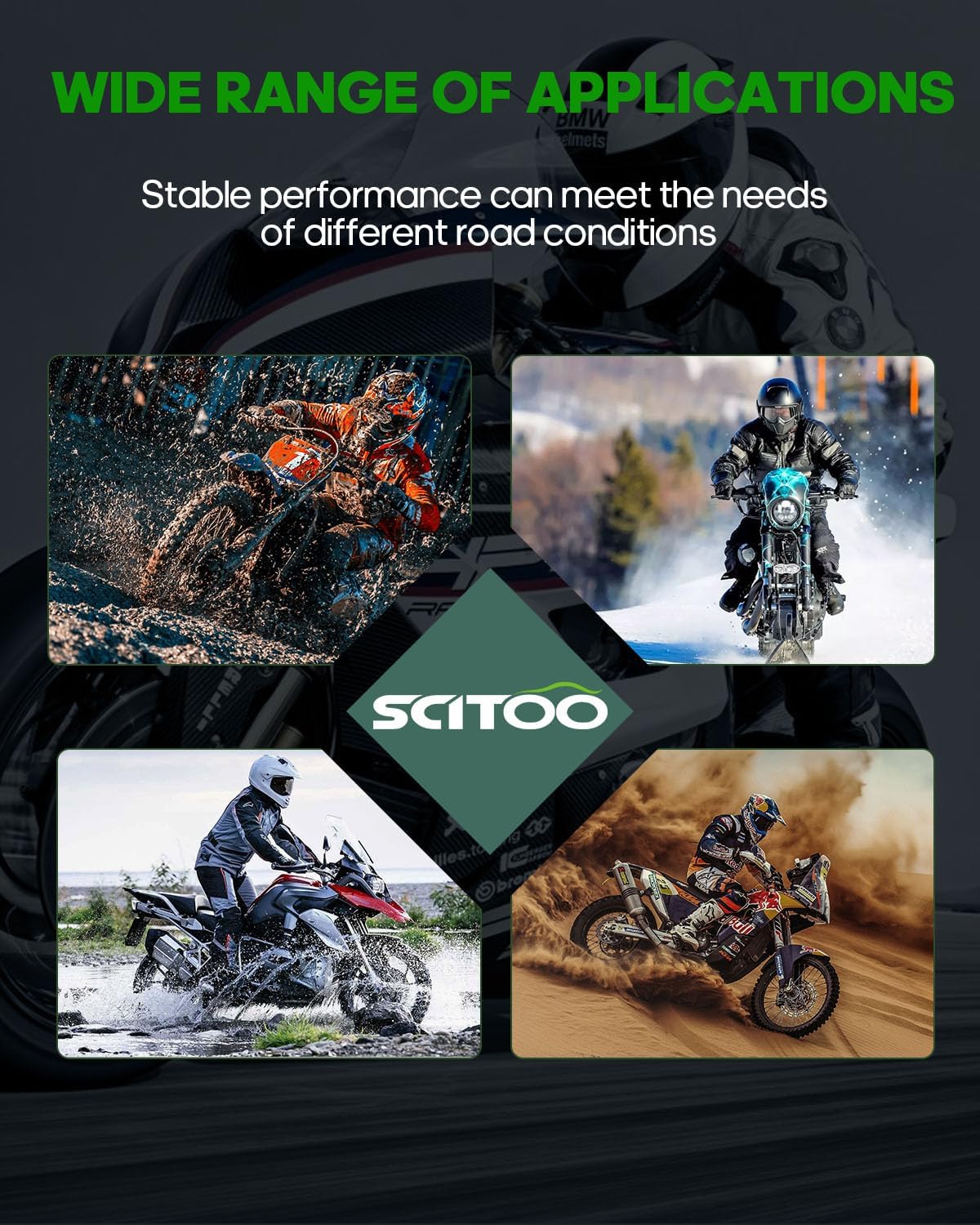 SCITOO Pastillas de freno de fibra de carbono aptas para 00 01-04 Dyna, 01-06 para Fatboy, 00 01-03 05 HeritageNight, 00-02 Softail