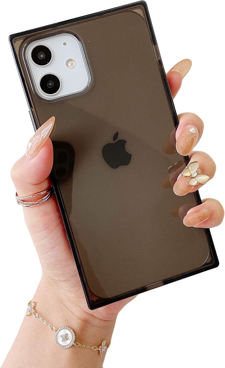 Cocomii Funda cuadrada para iPhone 13 Pro, cuadrada, transparente, delgada, ligera, brillante, transparente HD, transparente, minimalista, de lujo,