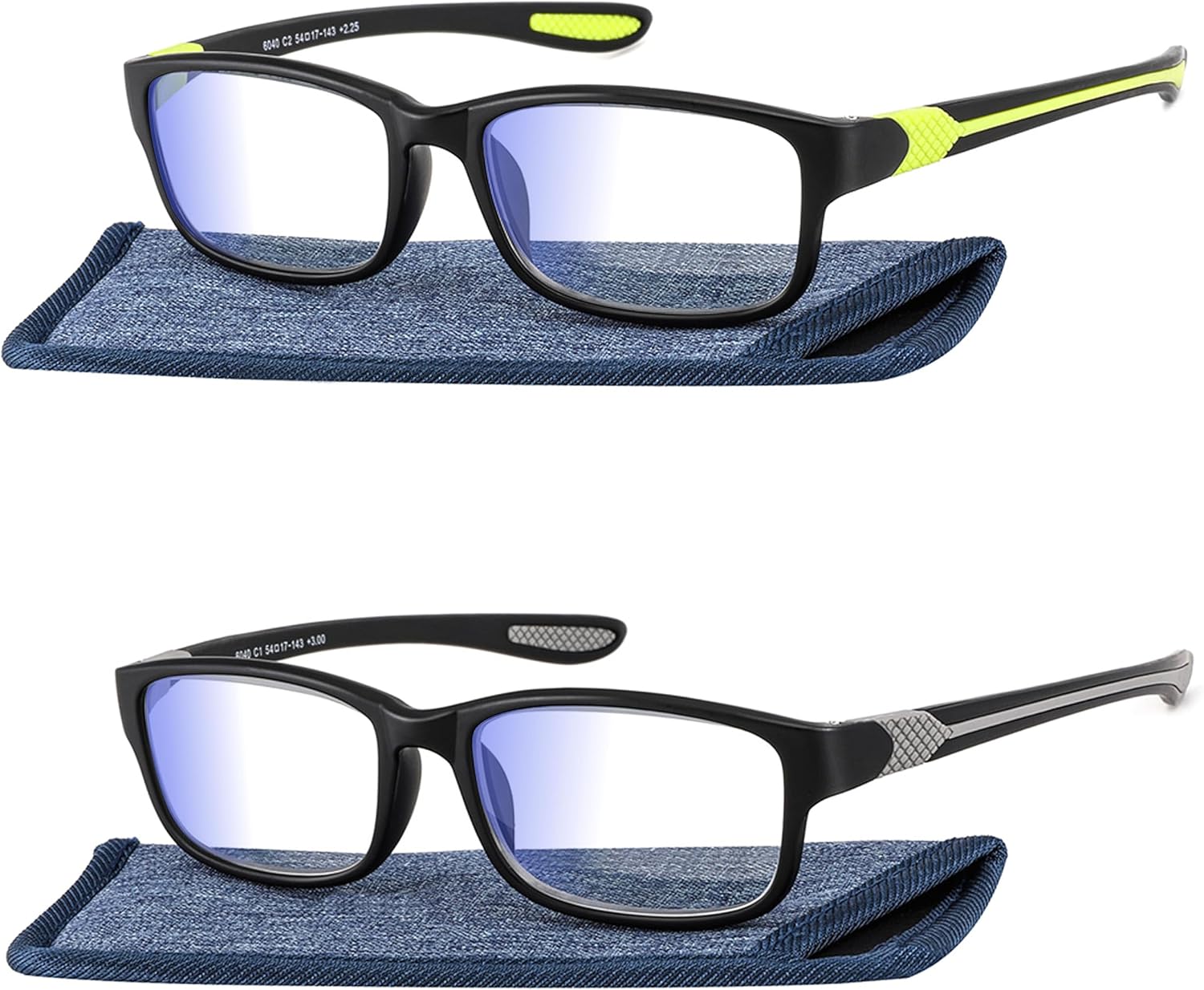 JCUANGR Photochromic Reading Glasses for Men,Wide Transition Sun Sport Readers,Large Stylish Blue Light Computer Eyeglasses
