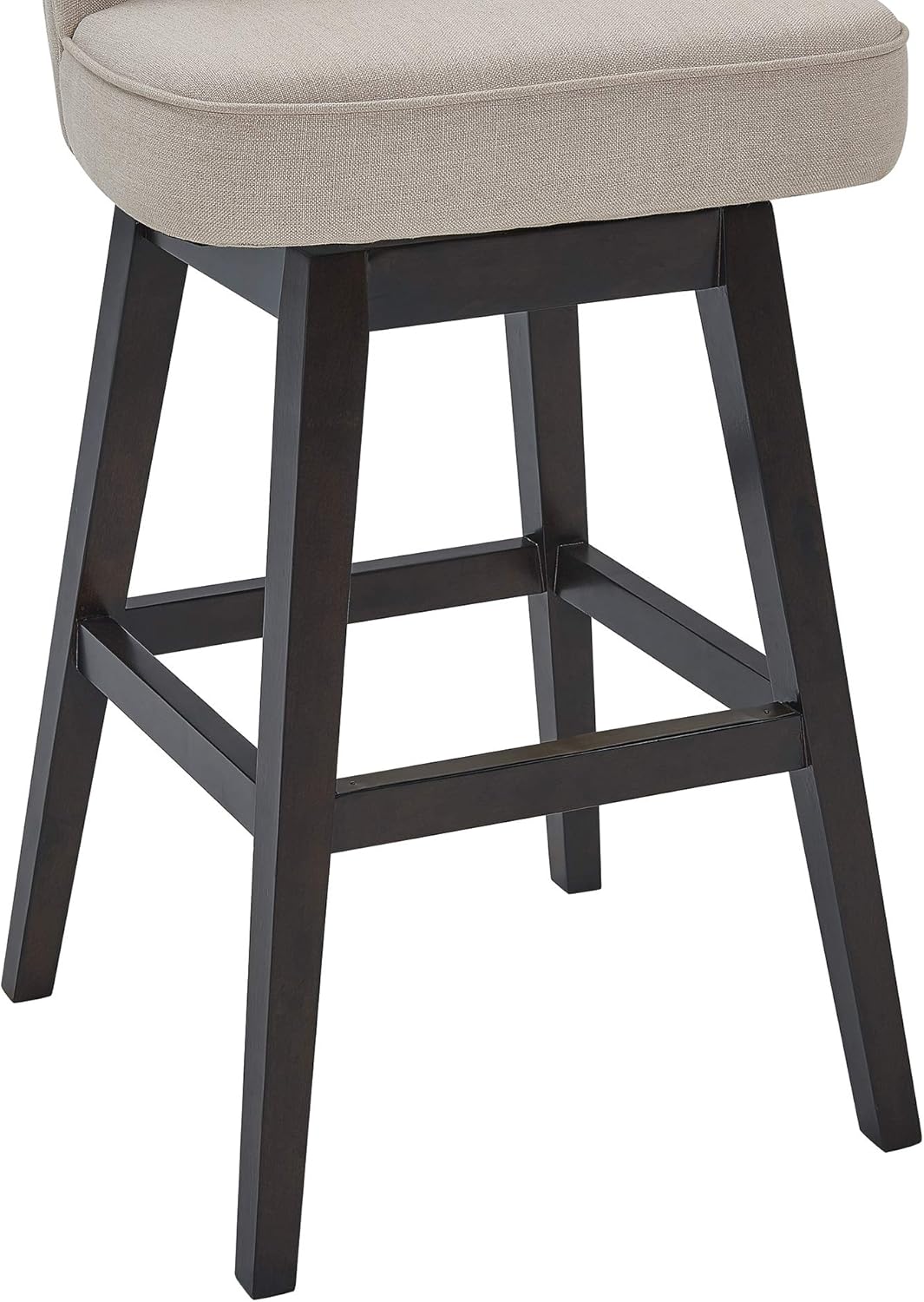 Armen Living Brandy – Taburete giratorio de madera