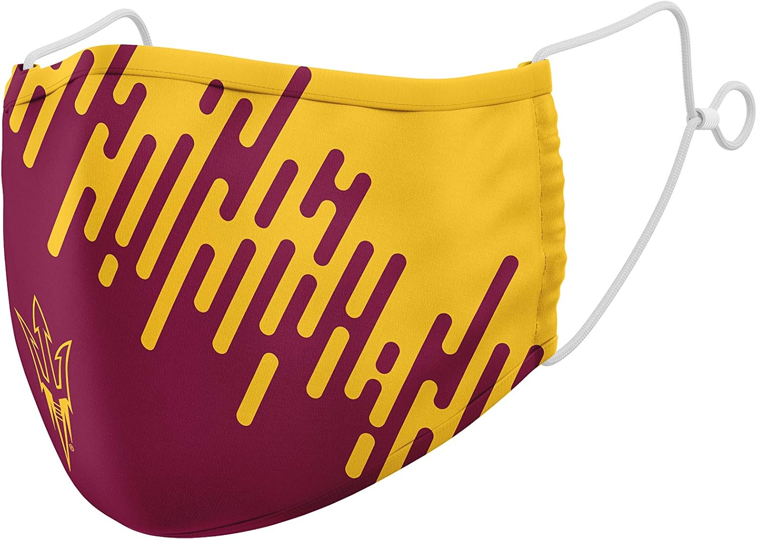 Top of the World NCAA Arizona State Sun Devils – Máscara facial digital unisex de color del equipo, Arizona State Sun Devils granate, talla única