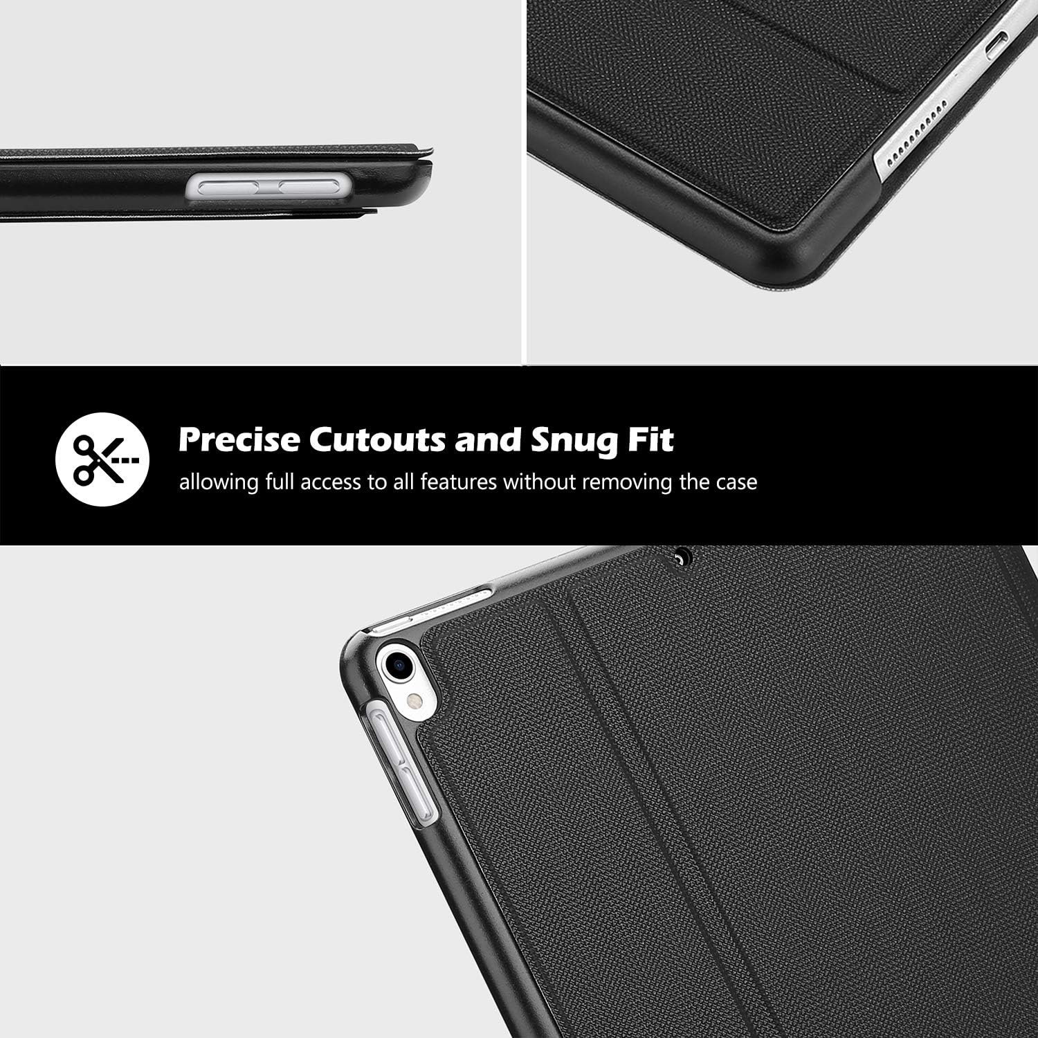 ProCase Funda para iPad Air 3 de 10.5 pulgadas 2019  iPad Pro 10.5 2017, funda protectora con soporte delgado, funda inteligente para iPad Air de