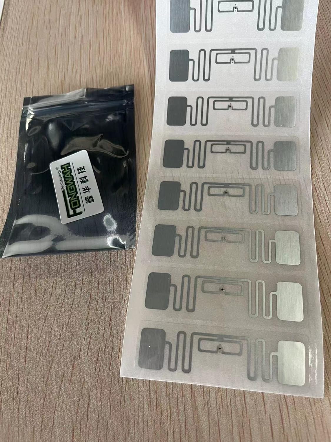 200 etiquetas RFID UHF Fongwah (chip Impinj), compatibles con Alien 9662, para parabrisas, ventanas de seguimiento e inventario de activos