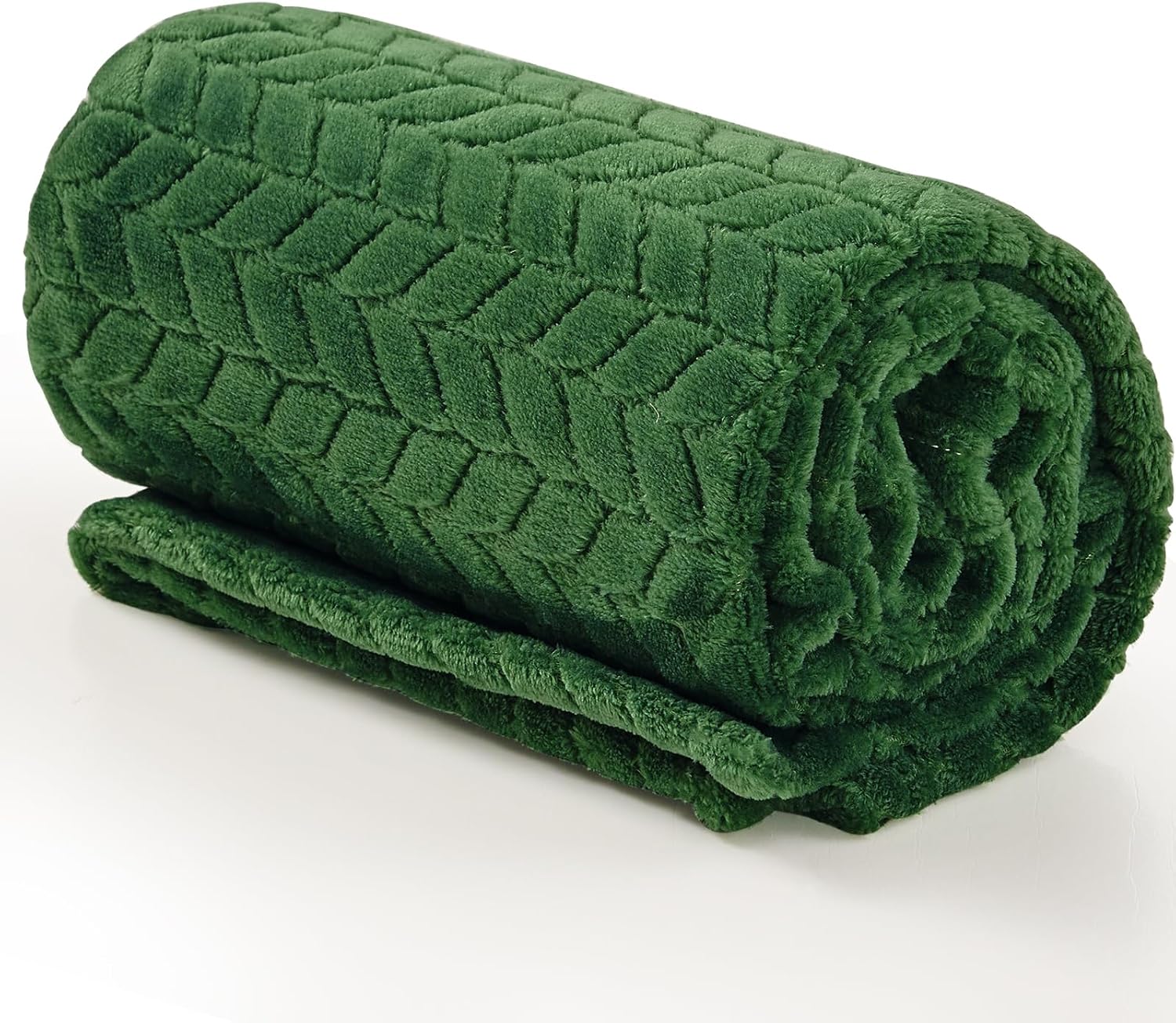 inhand Manta de forro polar para bebé, manta súper suave para bebé, manta de felpa verde cálido, manta para bebé, recién nacido, manta de recepción