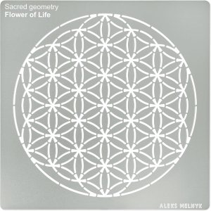 Aleks Melnyk No.389 Plantilla de metal, figuras de geometría sagrada, versión Flower of Life, 1 PC, plantilla para leña, grabado, manualidades, Aleks Melnyk No.389 Plantilla de metal, figuras de geometría sagrada, versión Flower of Life, 1 PC, plantilla para leña, grabado, manualidades,