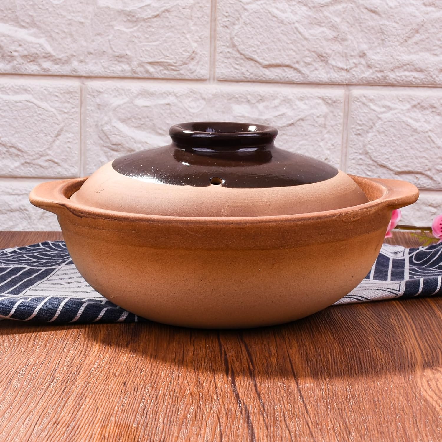 Cazuela con tapa Olla de arcilla china Olla de arcilla japonesa Olla de piedra coreana Olla de cocina de cerámica Olla de tierra Olla de estofado