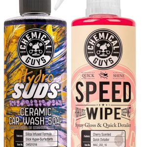 Chemical Guys CWS21216QDSW – Paquete de lavado de autos y detallador rápido – HydroSuds Ceramic Si02 Shine – Jabón de lavado de autos de alta Chemical Guys CWS21216QDSW – Paquete de lavado de autos y detallador rápido – HydroSuds Ceramic Si02 Shine – Jabón de lavado de autos de alta