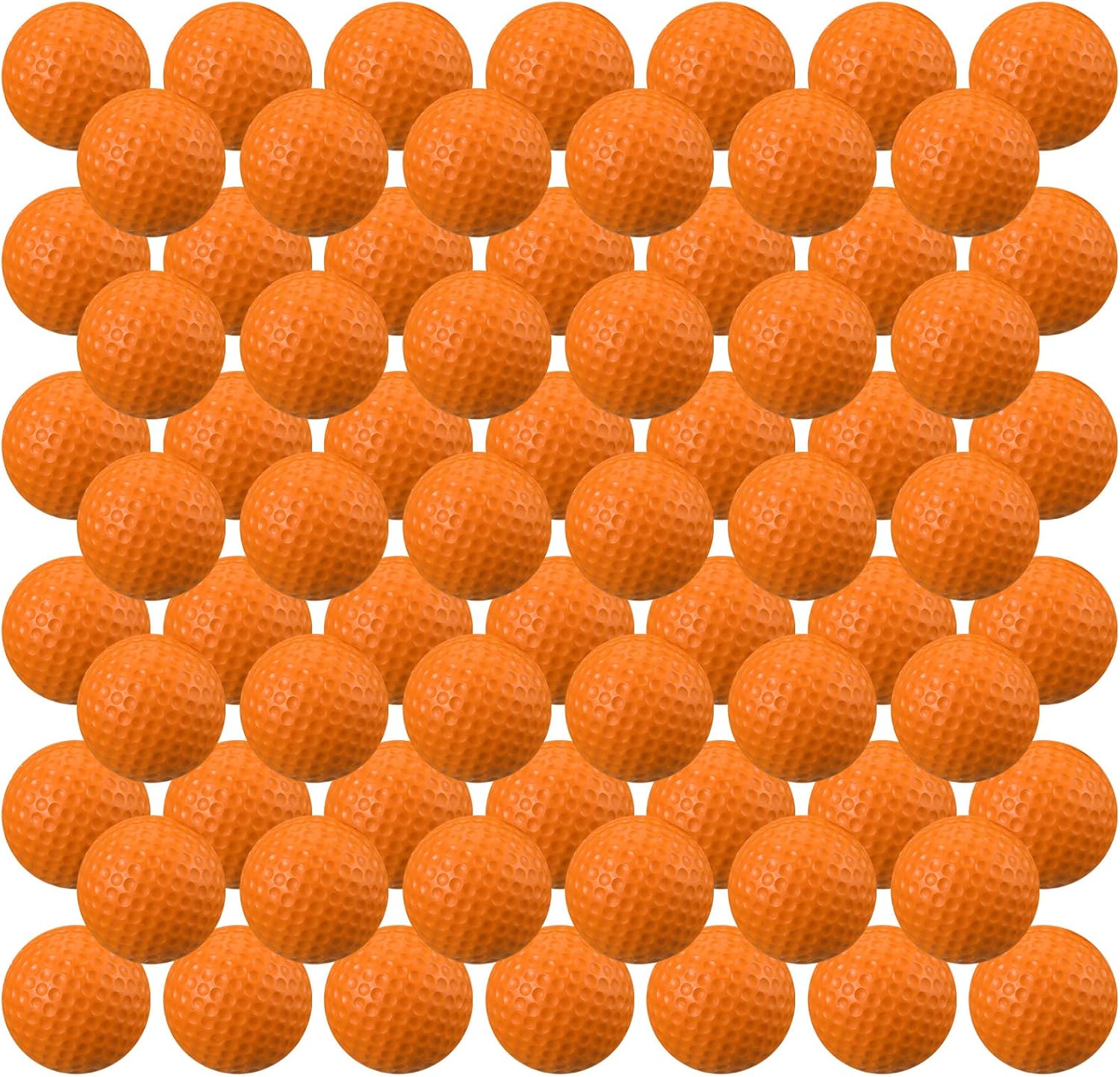 Junkin 80 pelotas de espuma para práctica de golf, sensación realista y entrenamiento de vuelo, pelotas de golf elásticas de espuma suave para