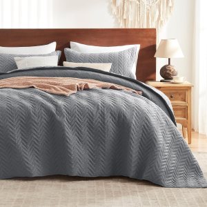 HHgoly Juego de edredón tamaño matrimonialqueen, colcha suave de verano tamaño queen, elegante colcha de microfibra para todas las estaciones, HHgoly Juego de edredón tamaño matrimonialqueen, colcha suave de verano tamaño queen, elegante colcha de microfibra para todas las estaciones,