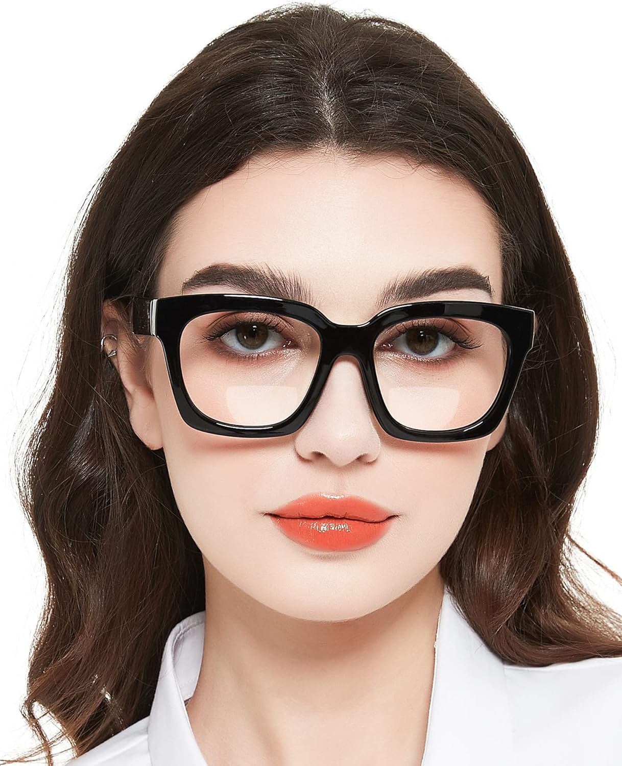 MARE AZZURO Lentes de lectura bifocales de gran tamaño para mujer, con bloqueo de luz azul, 1.0 1.25 1.5 1.75 2.0 2.25 2.5 2.75 3.0 3.5