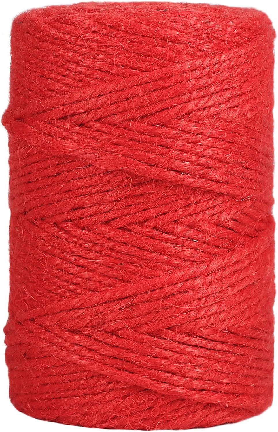 Vivifying Cordel rojo, cuerda de Navidad de 328 pies de 0.118 in para envolver regalos, manualidades, embalaje y colgar