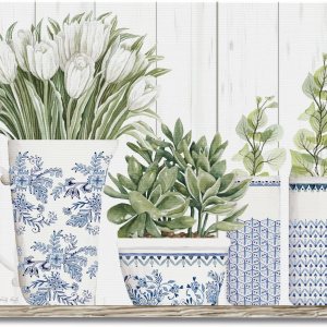 CounterArt Blue & White Pottery – Tabla de cortar de vidrio templado tolerante al calor de 15 x 12 pulgadas, fabricada en los Estados Unidos, apta CounterArt Blue & White Pottery – Tabla de cortar de vidrio templado tolerante al calor de 15 x 12 pulgadas, fabricada en los Estados Unidos, apta