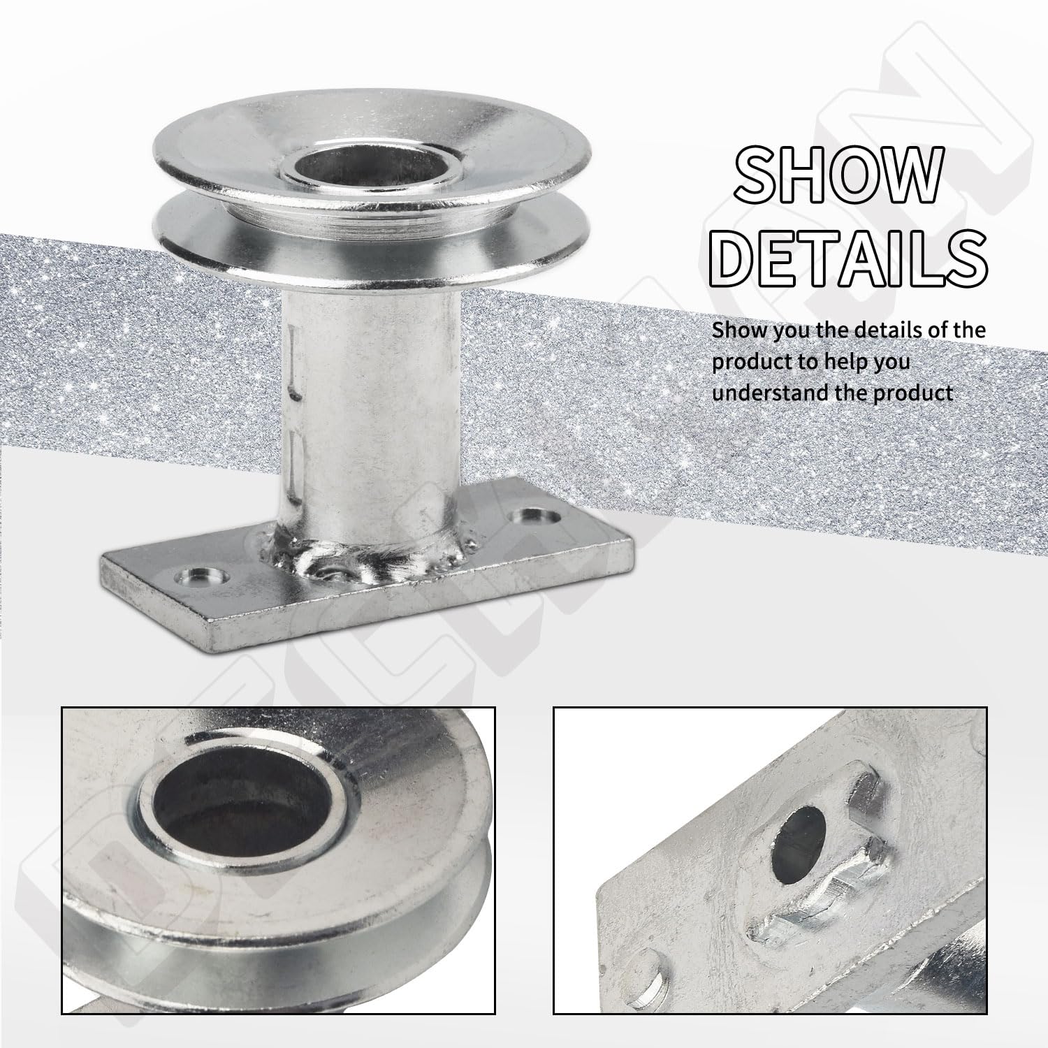 687-02528 – Polea de transmisión de repuesto de 0.984 in, compatible con MTD CUB Cadet 687-02528 para SC 300, SC 300 E, SC 300 HW, SC 300 IP – para