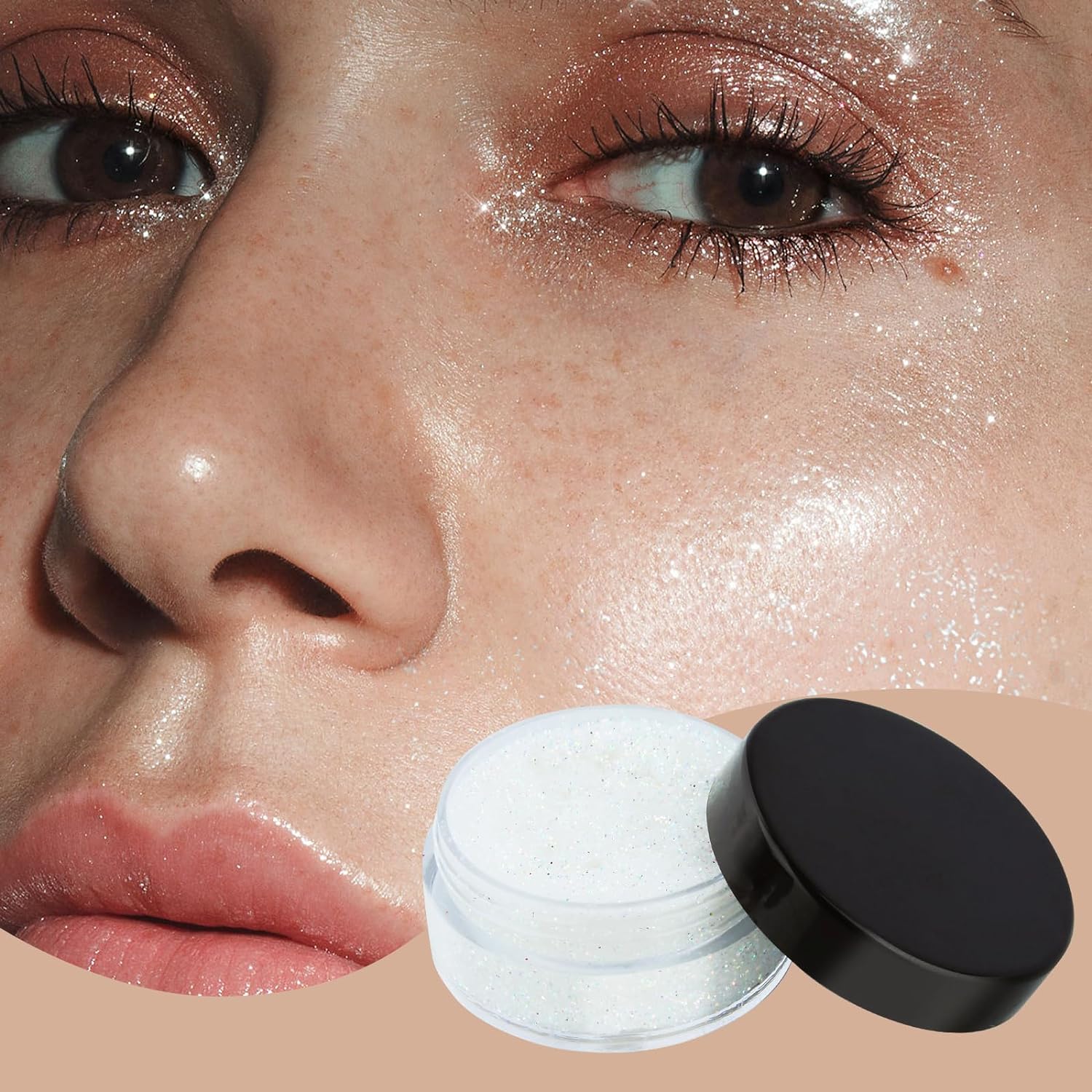 Purpurina corporal, purpurina facial para niños, maquillaje con purpurina, purpurina para el cabello, YGQQOY holográfico para conciertos,